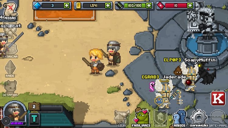 Bit Heroes é um RPG Online em português com visual ao estilo Tibia -  Mobile Gamer